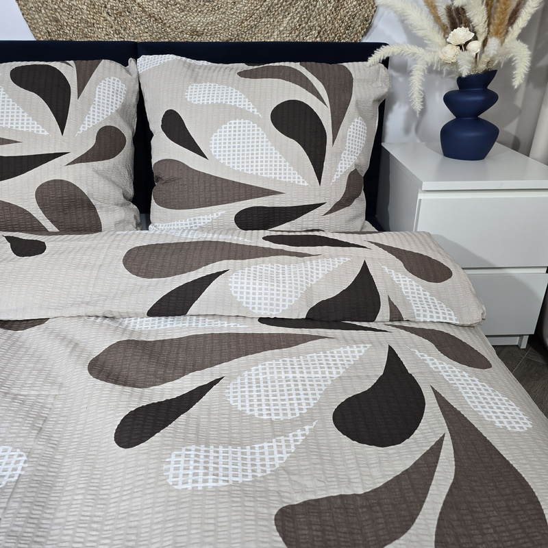 Pościel z kory Łezki beżowe 160x200