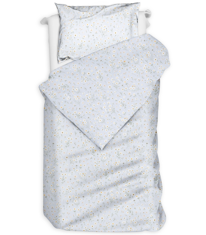 Pościel bawełniana Błękitna łączka 140x200