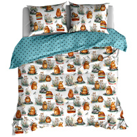 Pościel bawełniana Kapibary 150x200