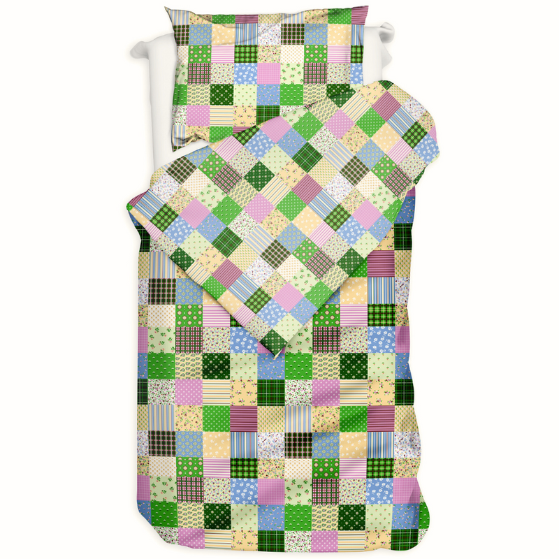 Pościel bawełniana Kolorowy patchwork  135x200