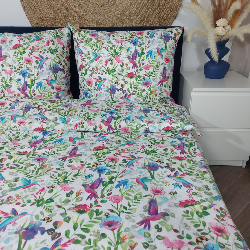 Pościel bawełniana Koliberki 160x200