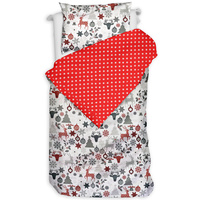 Pościel bawełniana Renifery 140x200