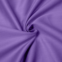 Prześcieradło satyna bawełniana bez gumki Fioletowe 220x240