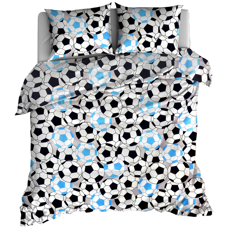 Pościel bawełniana Niebieska piłka 160x200