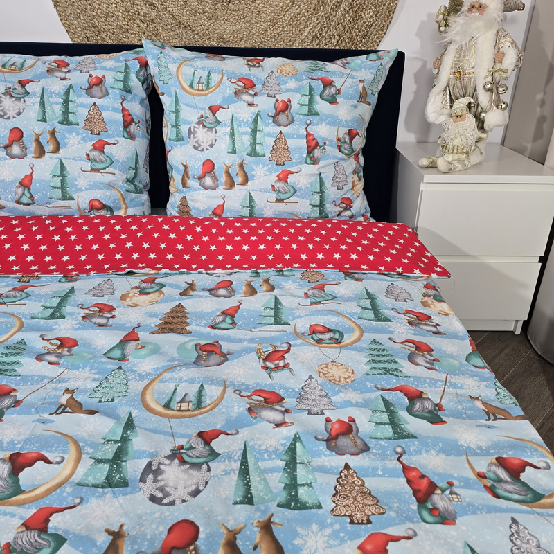 Pościel bawełniana Kraina skrzatów 140x200