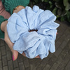 Gumka do włosów Muślinowa MAXI Scrunchies Błękit