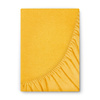 Prześcieradło frotte z gumką żółte 140x200