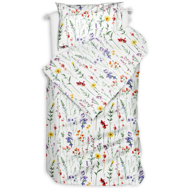 Pościel bawełniana Kwietna łąka 135x200