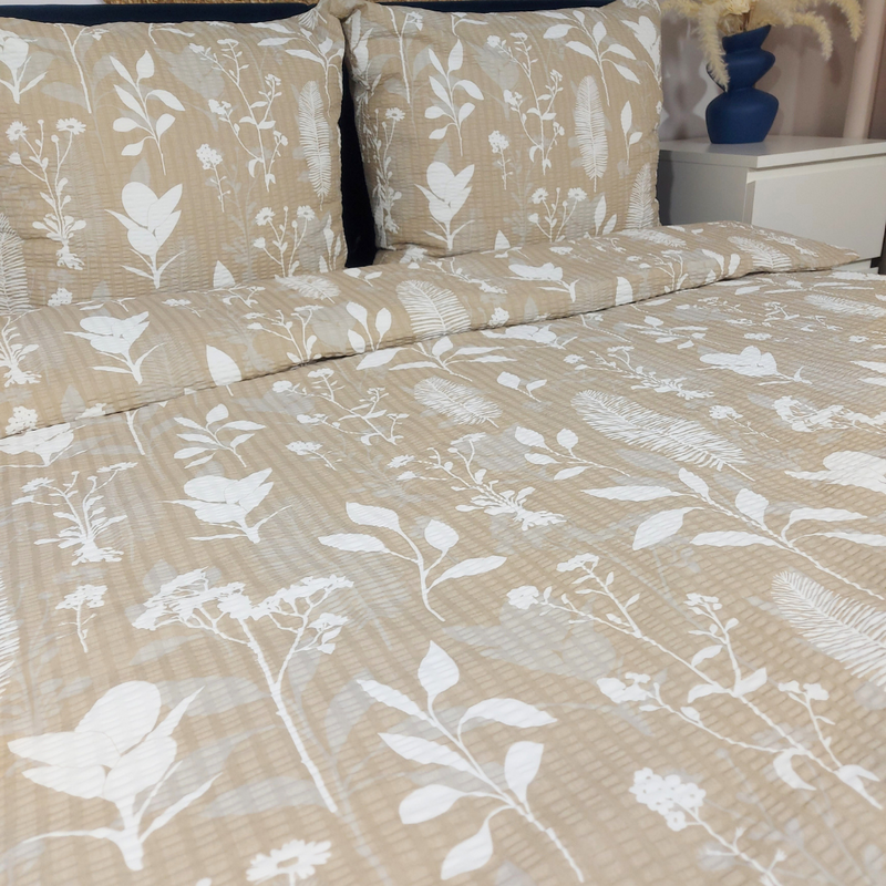 Pościel z kory Paprotki listki 160x200