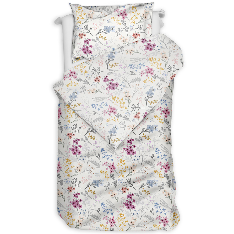 Pościel flanelowa Kolorowa łąka 140x200