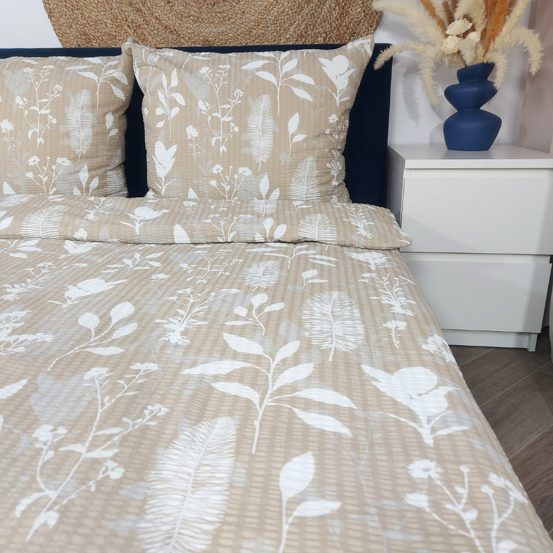 Pościel z kory Paprotki listki 160x200