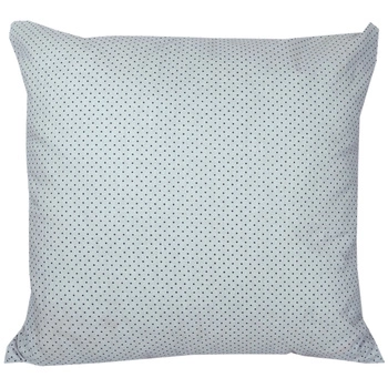 Poszewka bawełniana Czarne kropeczki na szarym 40x40