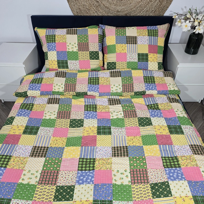 Pościel z kory Kolorowy patchwork 140x200