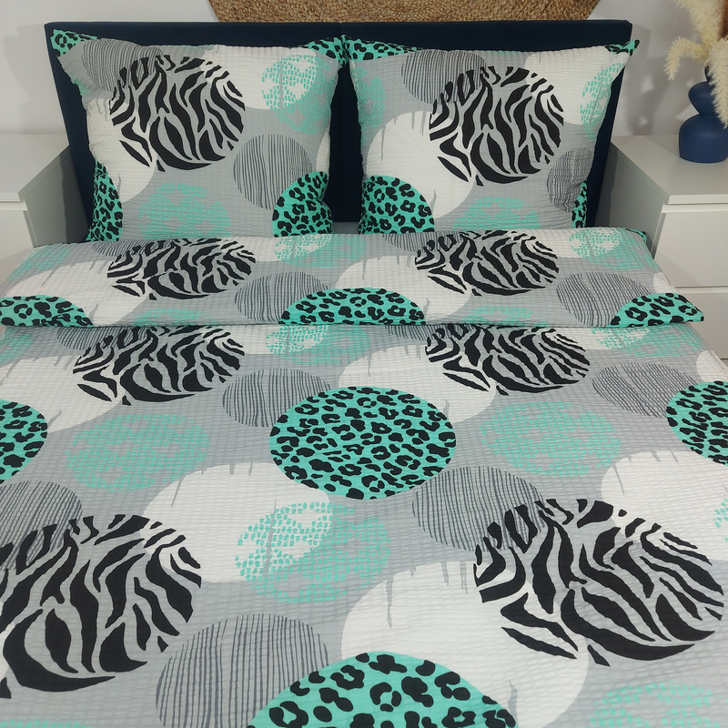 Pościel z kory Panterka i zebra 160x200