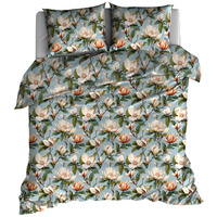 Pościel bawełniana Jabłonka niebieska 150x200