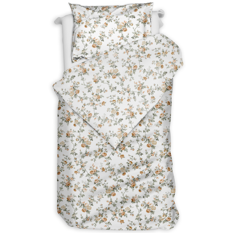 Pościel bawełniana Beżowy ogród 135x200