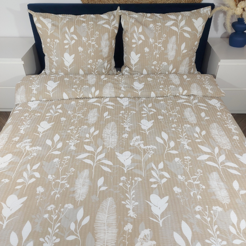 Pościel z kory Paprotki listki 160x200