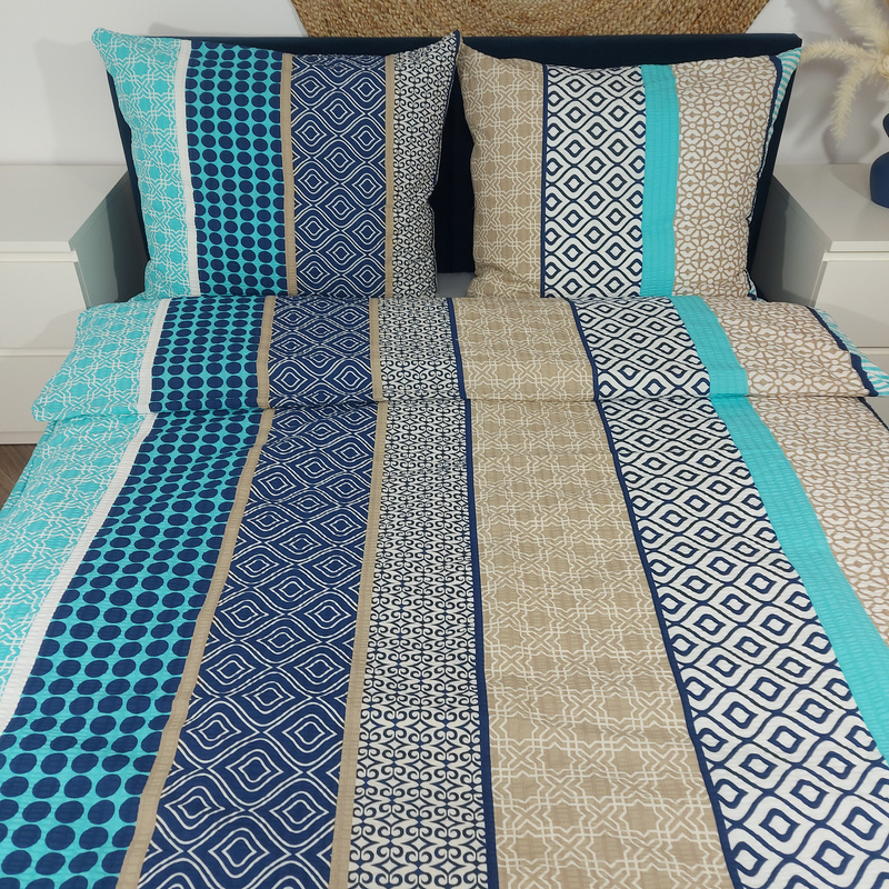 Pościel z kory Skandynawska turkus 160x200