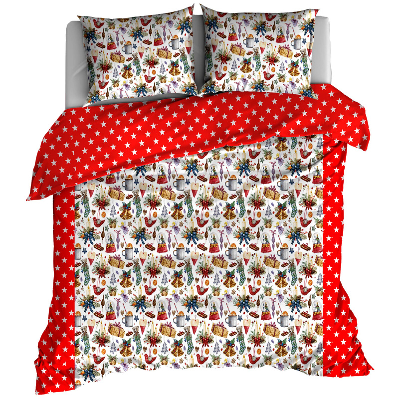 Pościel bawełniana Idą święta 220x200