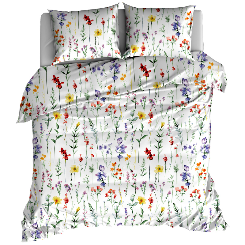 Pościel bawełniana Kwietna łąka 160x200