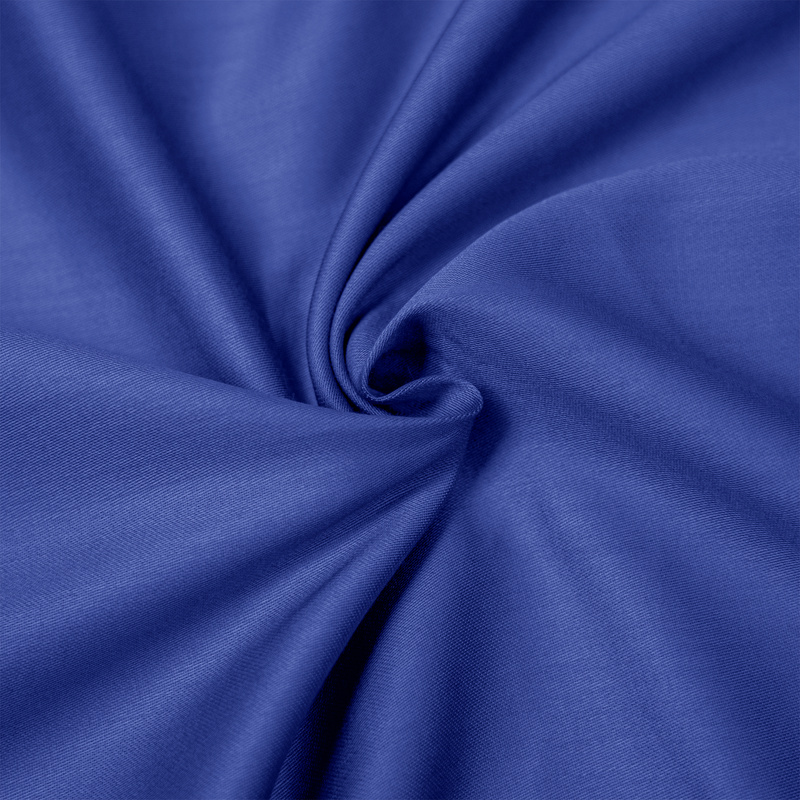 Poszewka z satyny bawełnianej Kobaltowa 70x80