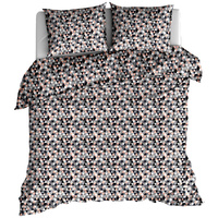 Pościel bawełniana Mozaika łososiowa 150x200