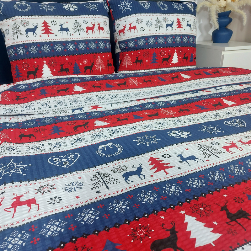 Pościel z kory Renifery 160x200