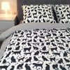 Pościel bawełniana Czarne koty 200x200