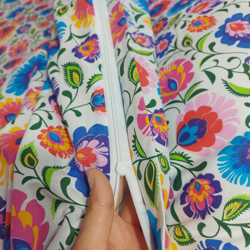 Pościel bawełniana Łowicka biała 150x200