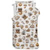 Pościel bawełniana Renifery retro140x200