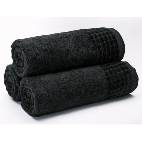 Ręcznik Larisa Czarny 70x140