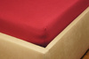 Prześcieradło jersey z gumką bordowe 60x120