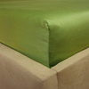Prześcieradło satyna bawełniana z gumką Zielone 90x200