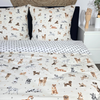 Pościel bawełniana Pieski łapki 160x200