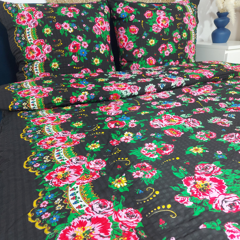 Pościel z kory Czarna halka góralska 160x200