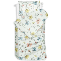Pościel flanelowa Kolorowe kwiaty w mięcie 140x200