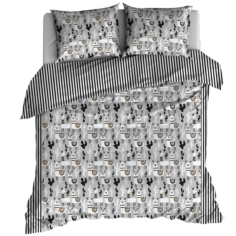 Pościel bawełniana Lama Peru 180x200