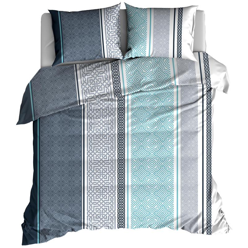 Pościel flanelowa Skandynawska miętowa 160x200