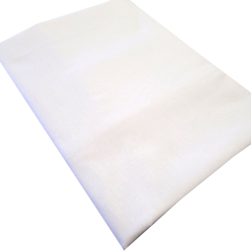 Prześcieradło bawełniane bez gumki Białe 160x220