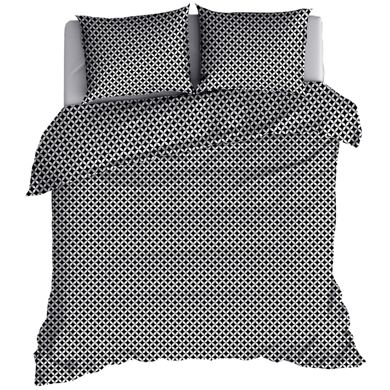 Pościel bawełniana Marrakesz czarny 160x200