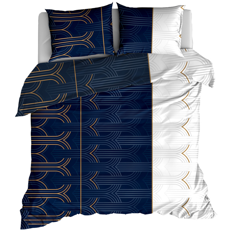 Pościel flanelowa Vintage granat 160x200