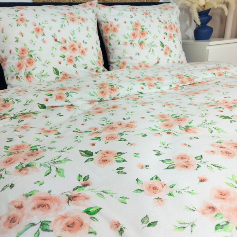 Pościel flanelowa Róże 160x200