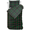 Pościel bawełniana Zielona szkocka krata świąteczna  135x200