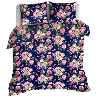 Pościel bawełniana Bukiet granat 220x200