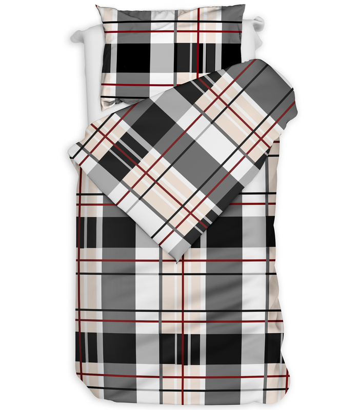 Pościel bawełniana Krata 140x200