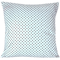Poszewka bawełniana Czarne kropki na bieli 30x50