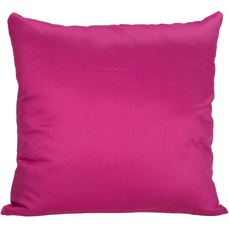 Poszewka z satyny bawełnianej Malinowa 50x50