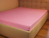 Prześcieradło jersey z gumką jasno różowe 120x200