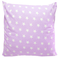 Poszewka bawełniana Gwiazdka różowa 50x60