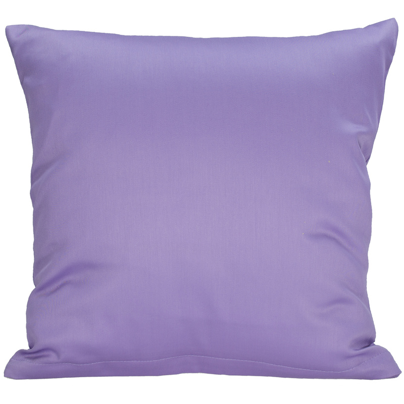 Poszewka z satyny bawełnianej Fioletowa 40x40